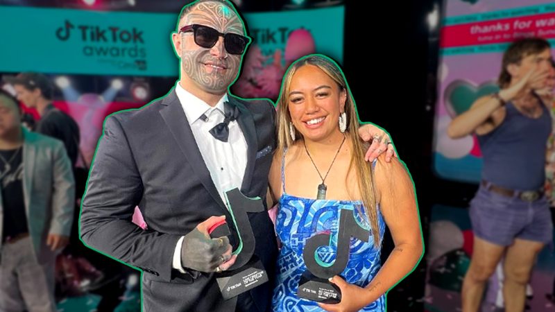 Two Kiwis crushed it at the TikTok Awards with one snagging the first 'NZ Creator of the Year'