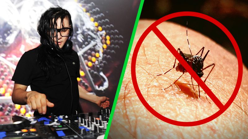 This study found that listening to Skrillex might protect you from mosquitos 