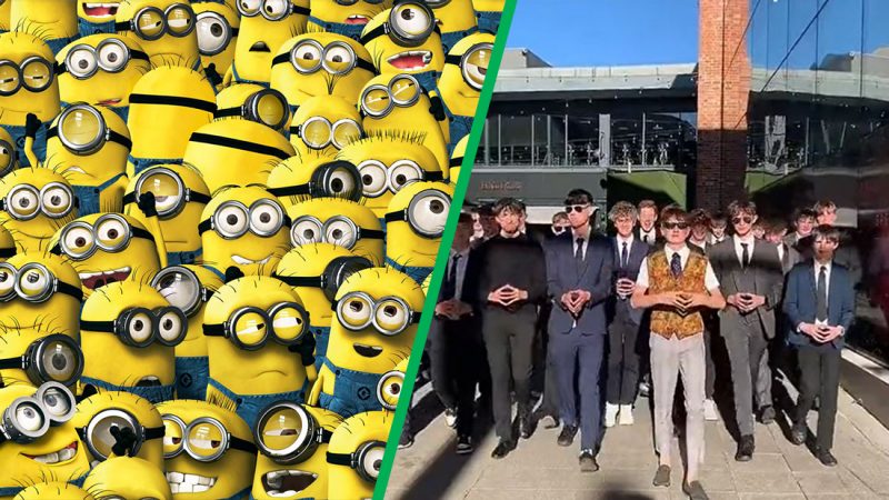Lads are suiting up in groups to watch new Minions movie, but it's pissing some people off