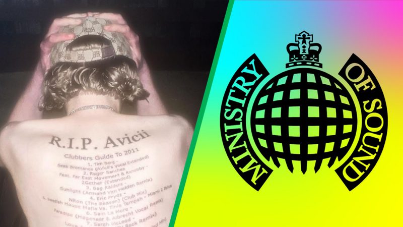 Aussie DJ gets full Ministry of Sound 2011 tracklist tattooed on their back