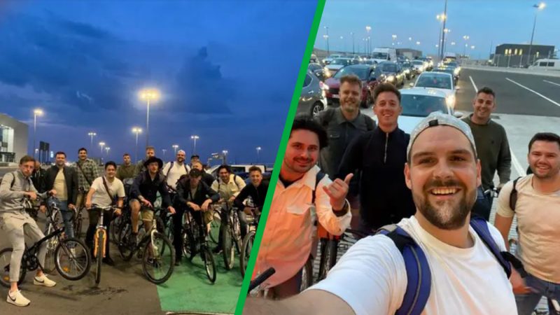 Lads stranded after stag do in Amsterdam buy bikes, cycle home to UK as last resort