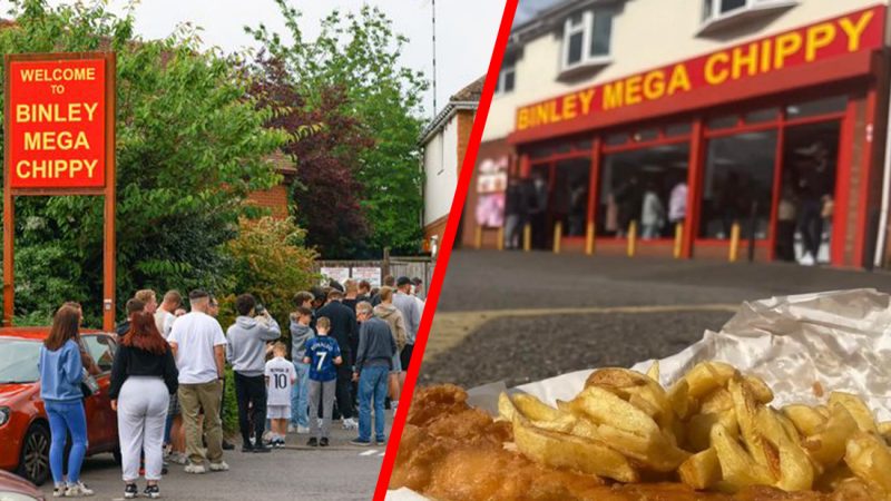 UK fish 'n' chip shop Binley Mega Chippy has queues like a festie after going viral on TikTok