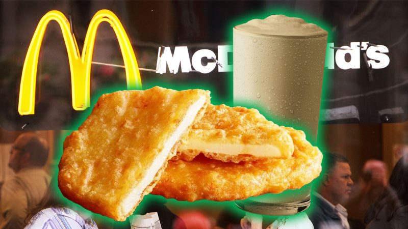 Aussie McD's customers now get potato fritters and hokey pokey shakes, but what about us mate?