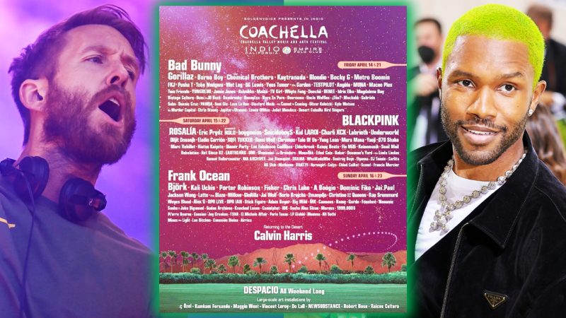 Coachella release stacked 2023 lineup including Calvin Harris, Frank Ocean, Kaytranada and more