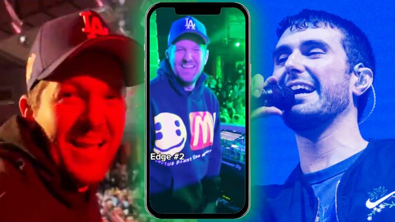 Dillon Francis cracks up while ‘edging’ the crowd with Fred Again track six different times