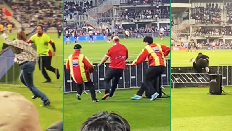 'Really annoying': Warriors captain pissed at all the pitch invaders at Napier game vs Broncos
