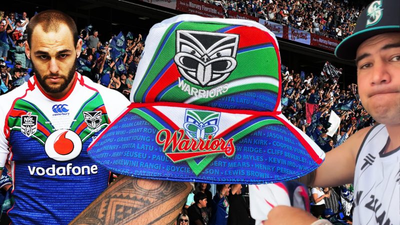 WATCH: Māori creative crafts unreal Warriors bucket hat out of a vintage jersey
