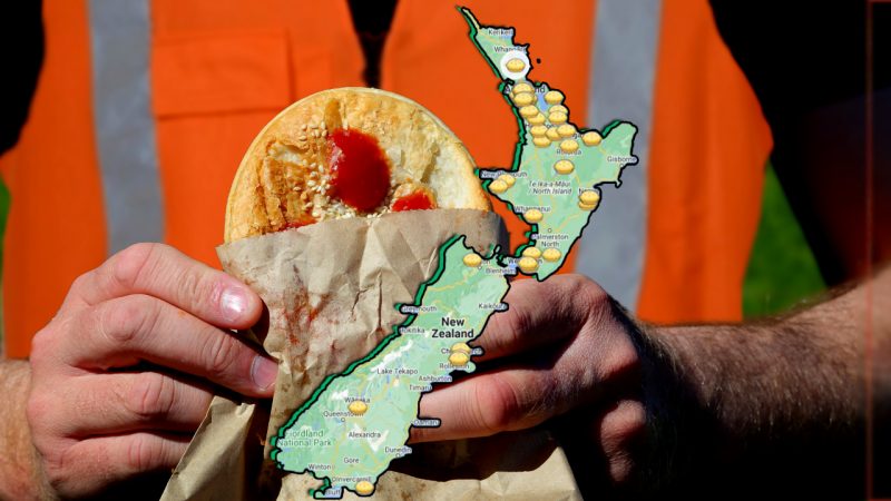 A Kiwi legend has whipped up a Google map of NZ's award-winning pies so here's where to cop one