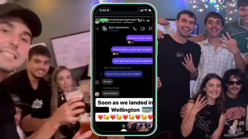 Fred Again reunites with 2023 Wellington pub quiz 'dream team' and the group chat is too good