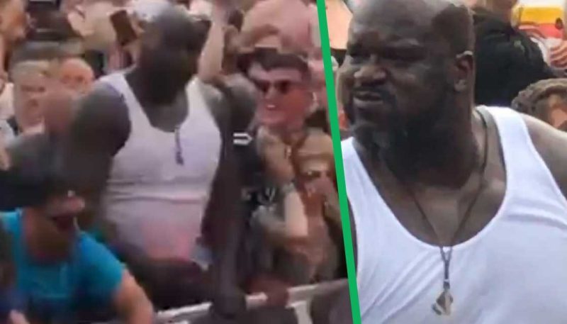 WATCH: Shaquille O'Neal dominates the mosh at Tomorrowland
