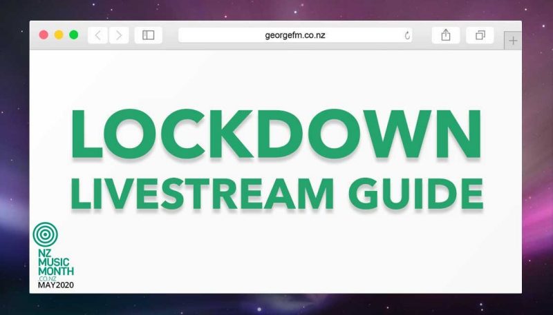 The essential lockdown livestream gig guide