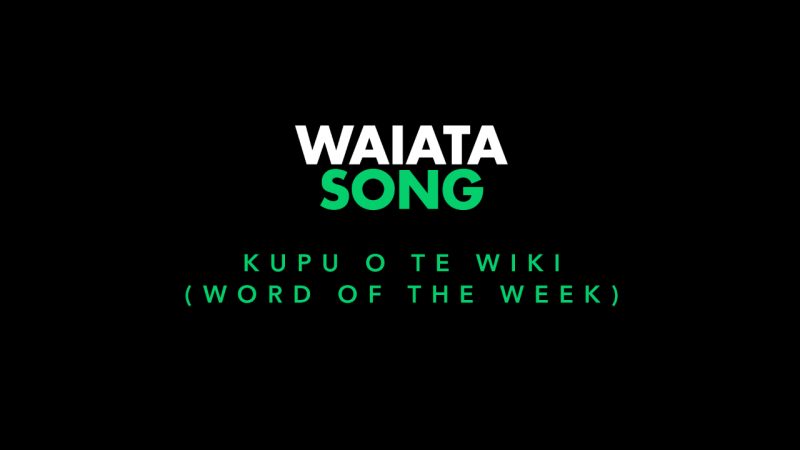 Waiata - Song